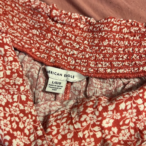 American Eagle floral wide leg pants - Picture 5 of 5